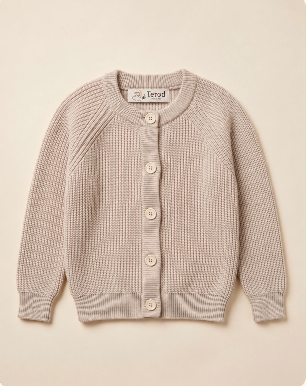 TEROD Cardigan i merinould